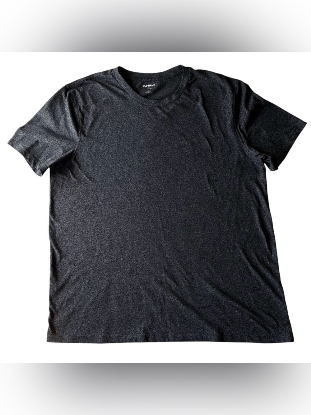 Old Navy Soft-Washed T-Shirt Minimalist Streetwear Charcoal Grey Men’s L